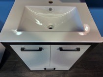 Interior Blue Black Grey Vanity - Top